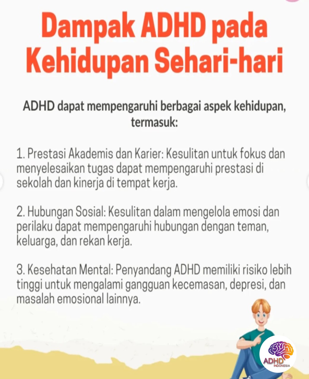 ADHD dan Hubungan Sosial Anak di Lingkungan Sekolah di Kabupaten Seluma