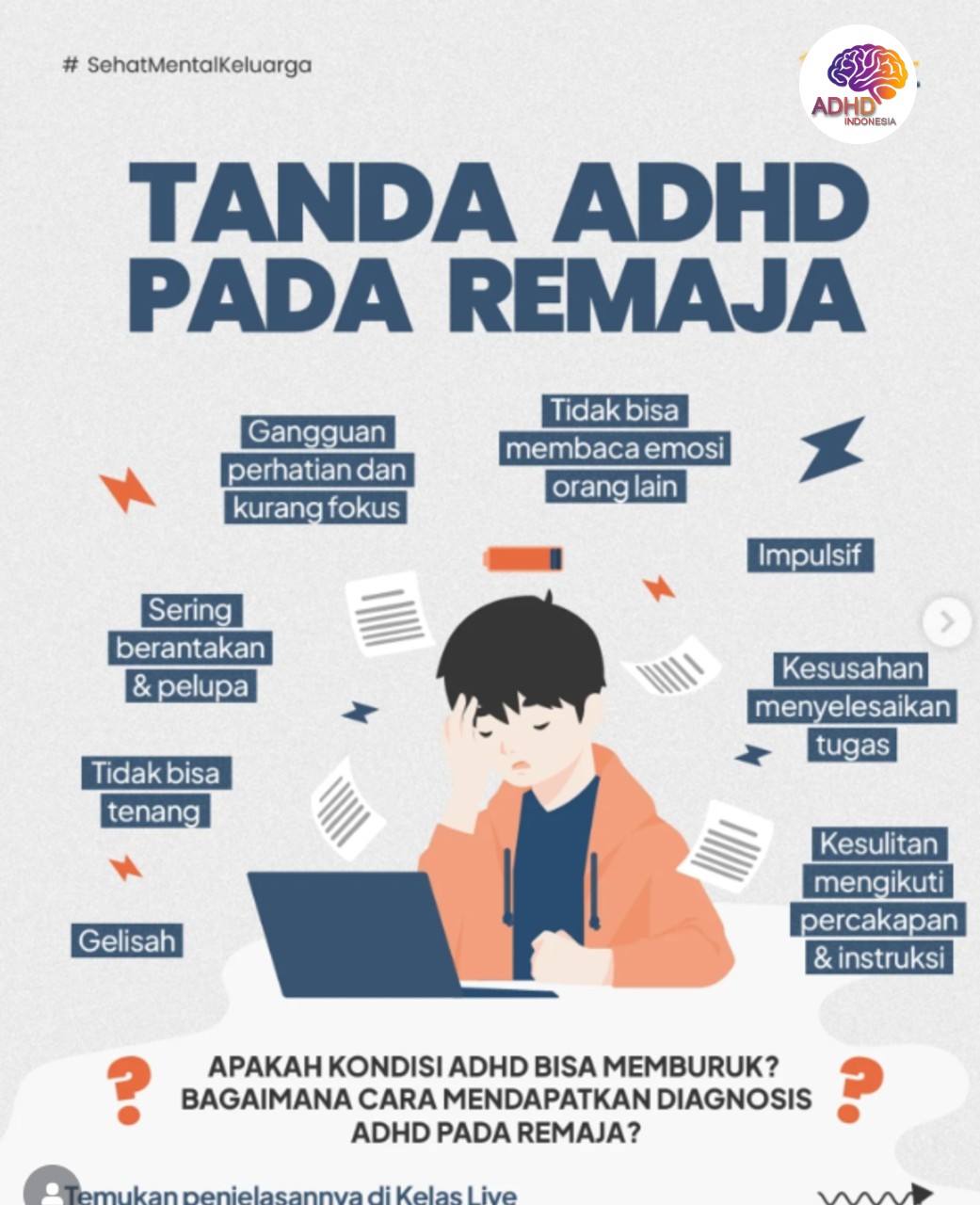 Screening ADHD Non-Diagnostik: Edukasi Awal bagi Orang Tua di Kabupaten Seluma